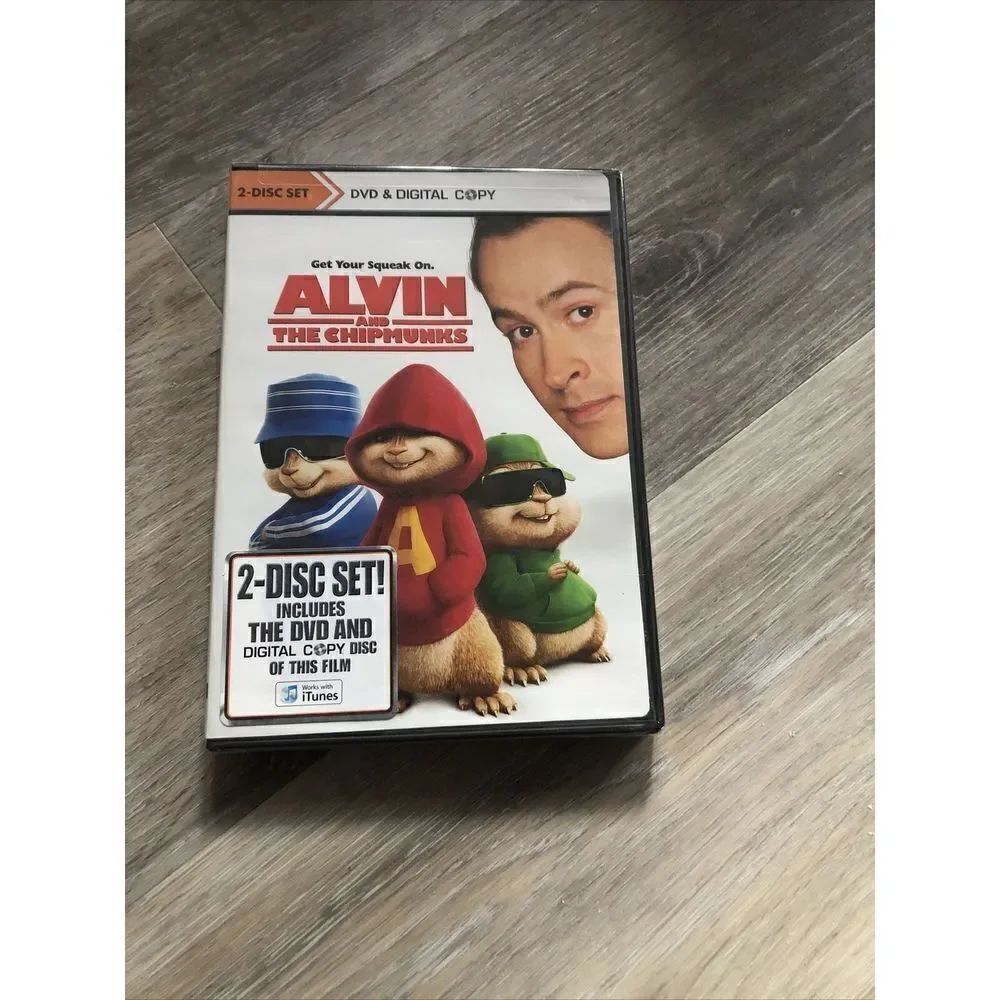 *Alvin And The Chipmunks Get Your Squeak On. 2 Disc DVD Set . Sealed.